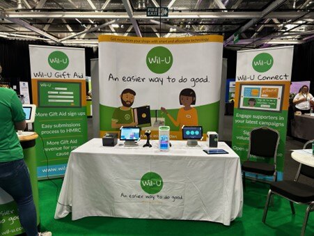 Wil-U Stand at the Charity Retail Conference